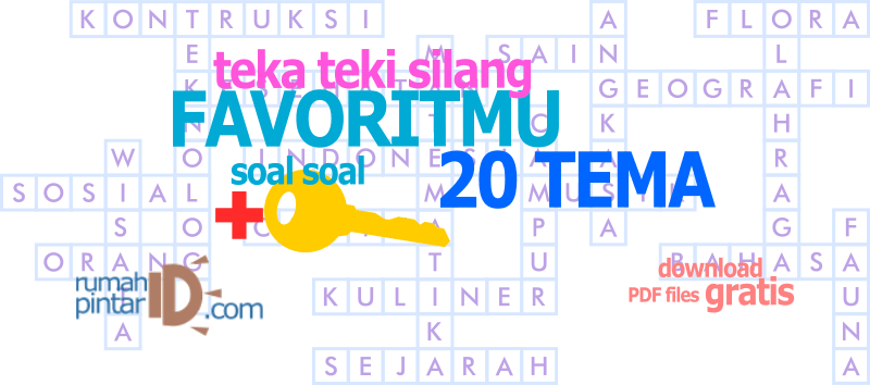 Cover Download kumpulan soal soal (TTS) Teka teki silang dan jawabannya