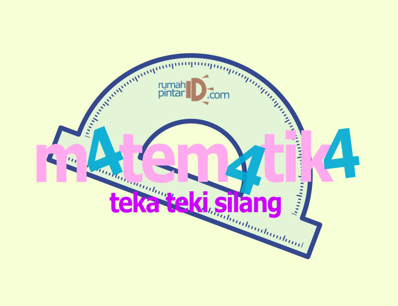 teka teki silang dengan tema matematika